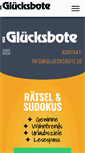 Mobile Screenshot of gluecksbote.de
